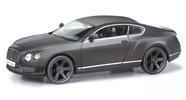 Металлическая инерционная машина RMZ City - Bentley Continental GT V8, 1:32, серый матовый