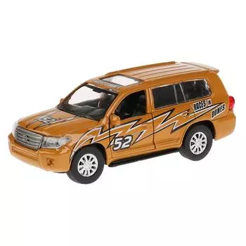 Металлическая инерционная машина Toyota Land Cruiser – Спорт, 12,5 см, открываются двери