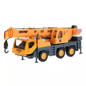 Металлическая инерционная модель – Автокран, 15 см