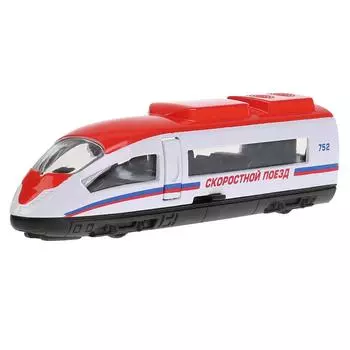 Металлическая инерционная модель - Скоростной поезд, 15 см 19)
