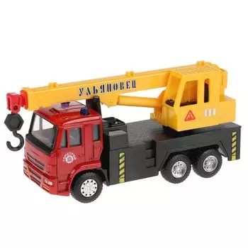 Металлическая инерционная модель - Строительная техника - Кран