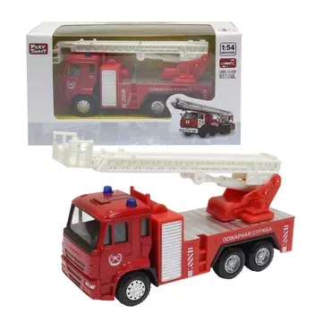 Металлическая инерционная пожарная машина, 1:54
