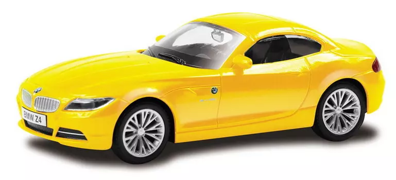 Металлическая машина - BMW Z4, 1:43, желтый