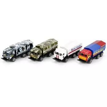 Металлическая машина - Камаз, 1:72, съемный тент -BLCsim)