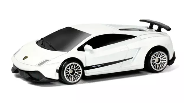 Металлическая машина - Lamborghini Gallardo LP570-4, 1:64, белый