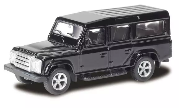 Металлическая машина - Land Rover Defender, 1:64, черный