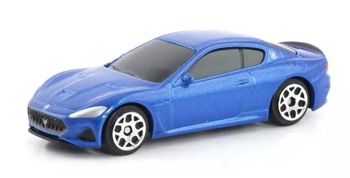 Металлическая машина - Maserati GranTurismo MC 2018, 1:64, синий