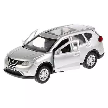 Металлическая машина Nissan X-Trail, серебристый металлик