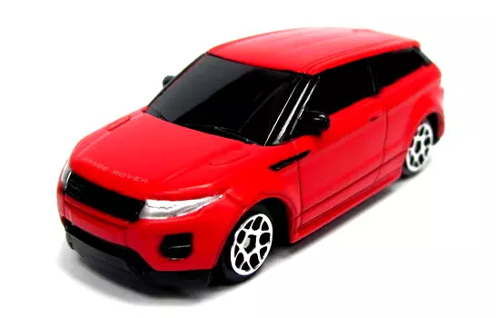 Металлическая машина - Range Rover Evoque, 1:64, красный