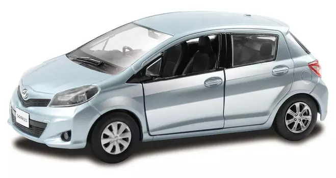 Металлическая машина - Toyota Yaris, 1:32, голубой