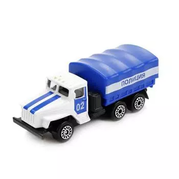 Металлическая машина - Урал, 1:72, съемный тент -BLC)