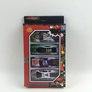 Металлическая машинка из серии Драйв Стрит-рейс, фривил, 8 см, набор 4 шт, коробка