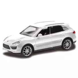 Металлическая машинка – Porsche Cayenne Turbo. Белая, 1:43