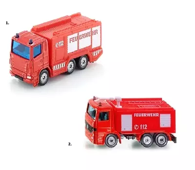 Металлическая Пожарная машина, 1:87