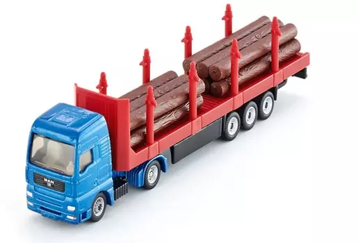 Грузовик MAN для перевозки бревен 1:87