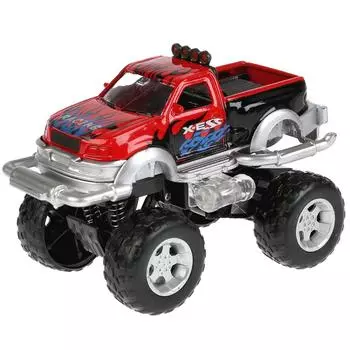 Металлический инерционный джип, 11 см, свет, звук