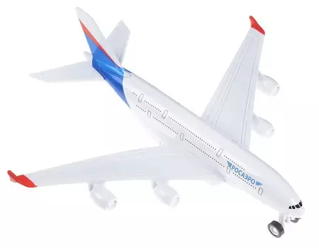 Металлический инерционный самолет, свет-звук