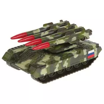 Металлический инерционный Танк с ракетной установкой, 12 см