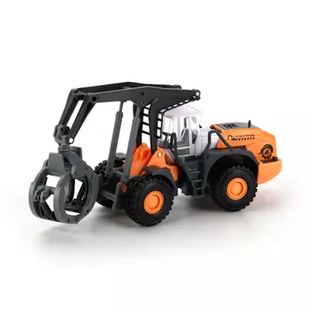 Металлический погрузчик с захватом