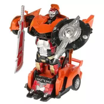 Металлический робот-машина Роботрон инерционный, свет и звук