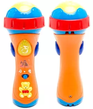 Микрофон «Маша и медведь» со светом и песнями из мультика