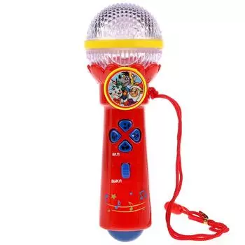 Микрофон с 20 песенками про Новый Год, свет