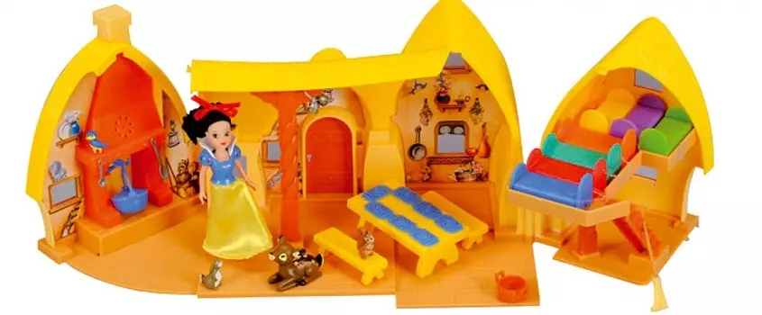 Мини-набор - Белоснежка с домиком для гномов