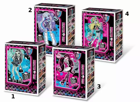 Мини-пазл - Monster High, 54 элемента