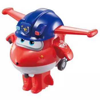 Мини-трансформер Джетт, команда Полиции, ТМ Super Wings