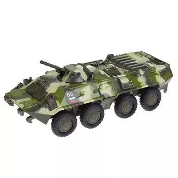 Модель БТР-80, размер 20 см. свет, звук