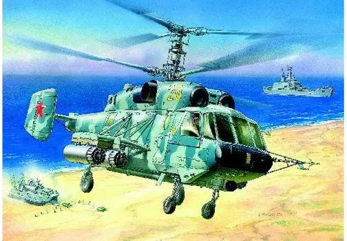 Модель для склеивания - Вертолёт Ка-29