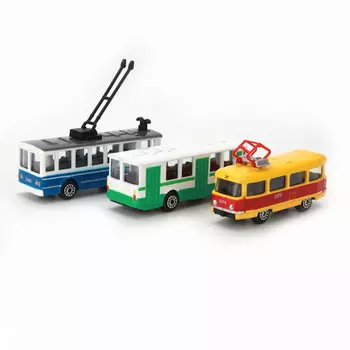 Модель городского транспорта, металлическая