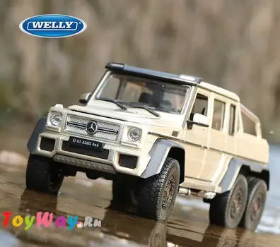Модель машины 1:24 Mercedes-Benz G63 AMG 6x6