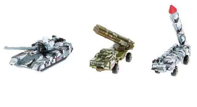 Модель машины в металлической банке – Военная техника, 7,5 см