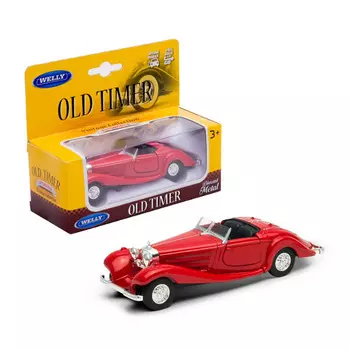 Модель винтажной машины – Mercedes-Benz 500K, 1:34-39