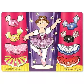 Мои первые пазлы - Переодень балерину, 10 элементов