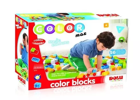 Мой первый конструктор, 56 элементов, в коробке