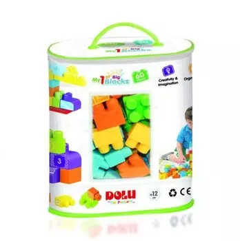 Мой первый конструктор, 60 элементов, в сумке