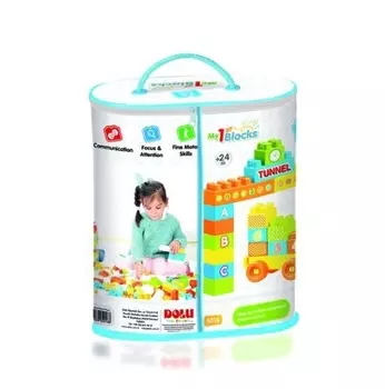 Мой первый конструктор, 75 элементов, в сумке