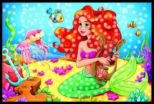 Мозаика из пайеток формат А4 - Любимая Сказка