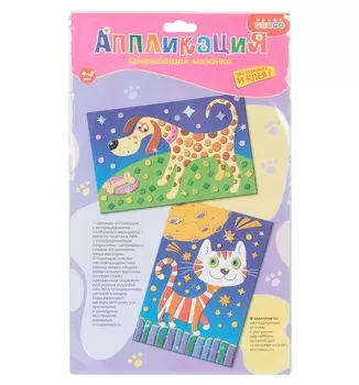 Мозаика сверкающая 2 в 1 – Кошка и Собака