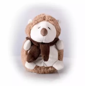 Мягкая игрушка - Ежик в шарфике, 20 см