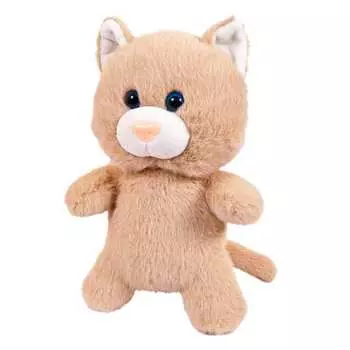 Мягкая игрушка – Флэтси. Кот бежевый, 24 см