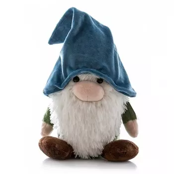 Мягкая игрушка - Гном, синий, 25 см