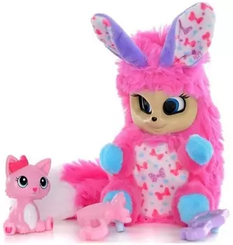 Мягкая игрушка из серии Bush baby world – пушастик Иви, 17 см, шевелит ушками, вращает глазками, с питомцами и аксессуарами