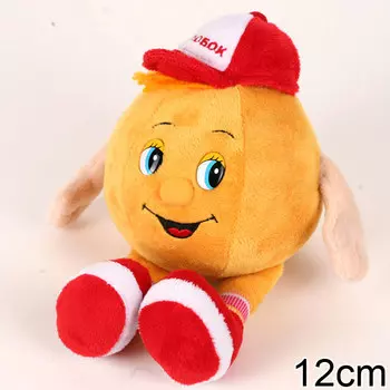 Мягкая игрушка – Колобок, озвученный, 12 см.