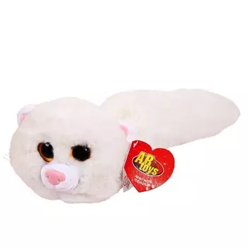 Мягкая игрушка - Кошка белая, 40 см