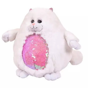 Мягкая игрушка - Кошка с пайетками, 20 см