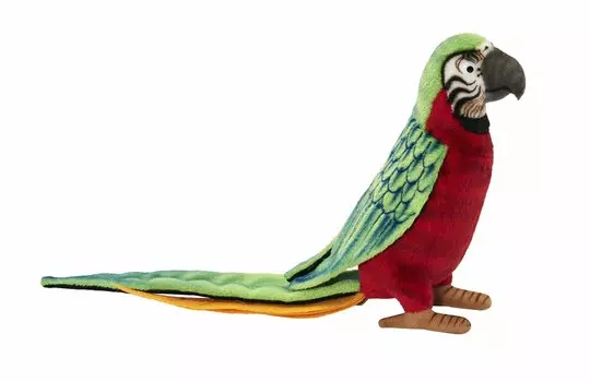 Мягкая игрушка – Красный попугай, 37 см