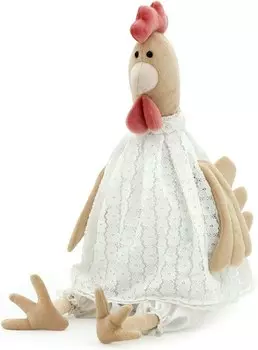Мягкая игрушка - Курочка Олеся, 35 см